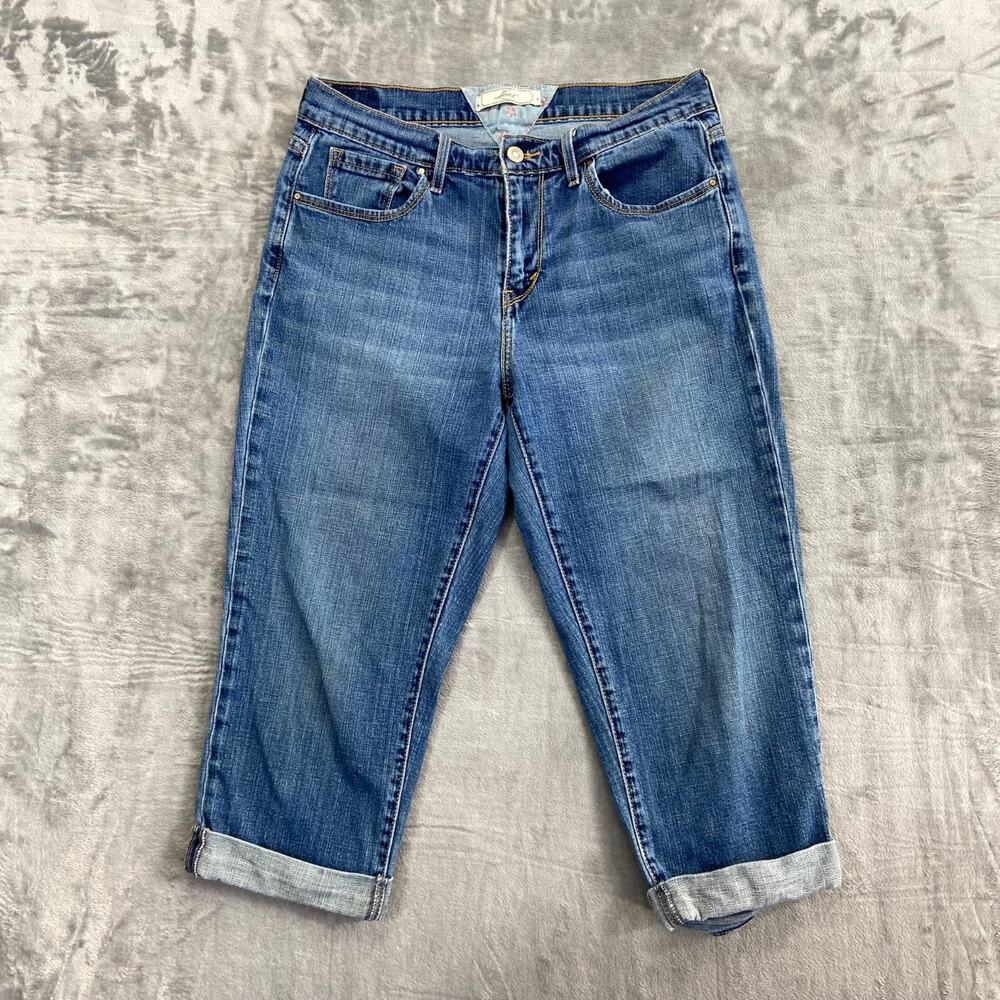 Levi's Women's Straight Jeans Size 8 Blue‎ Denim